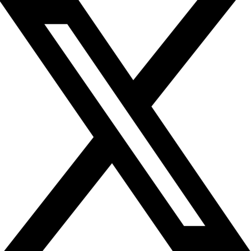 X Black transparent PNG preview